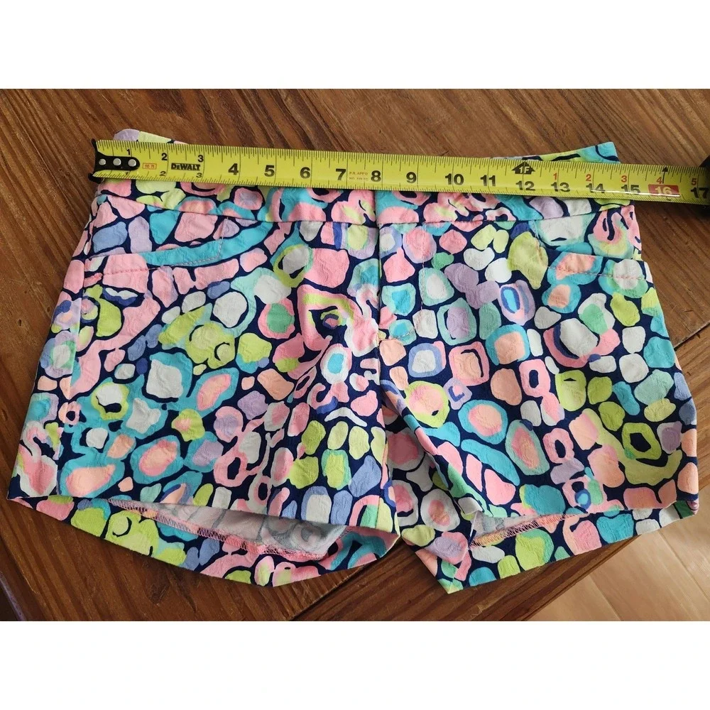 Lilly Pulitzer Gypsy Jungle Ellie Shorts Low Rise Size 00 Old Money Quiet Luxury